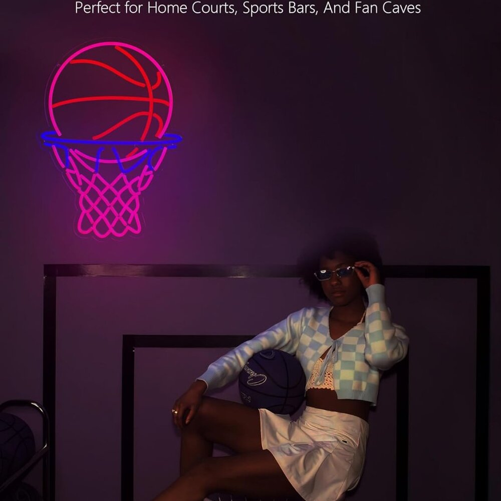 Basketball Neon Sign - Picture 2 of 5